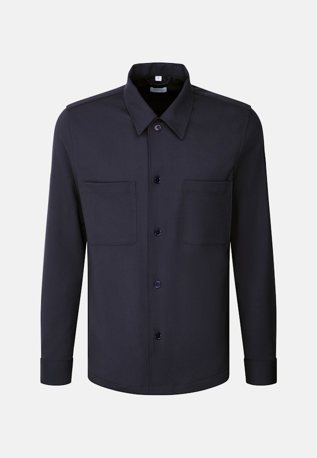 Regular Casual Hemd Uni in Grau |  Seidensticker Onlineshop