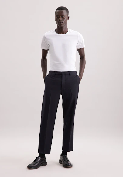 Regular Chino Uni in Dunkelblau |  Seidensticker Onlineshop