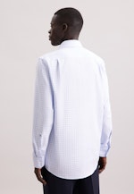 Regular Business Hemd Karo in Hellblau |  Seidensticker Onlineshop