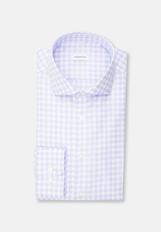 Regular Chemise d'affaires carreaux dans Bleu Clair | Boutique en ligne Seidensticker