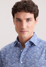 Regular Business shirt Paisley in Dunkelblau |  Seidensticker Onlineshop