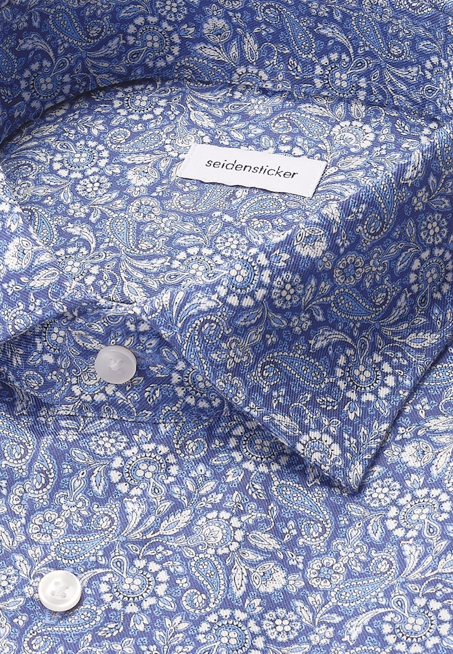 Regular Business shirt Paisley in Dunkelblau | Seidensticker online shop