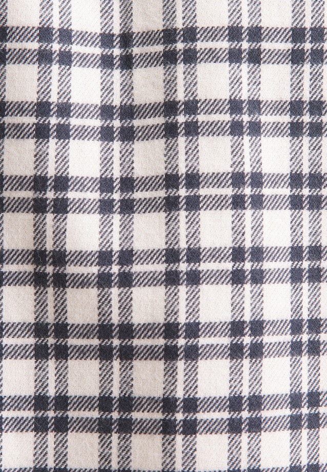 Regular Flanellhemd Karo in Grau |  Seidensticker Onlineshop