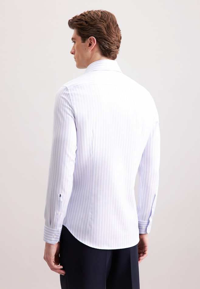 Slim Business Hemd Gestreift in Hellblau | Seidensticker Onlineshop