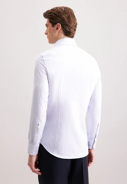 Slim Business Hemd Gestreift in Hellblau |  Seidensticker Onlineshop
