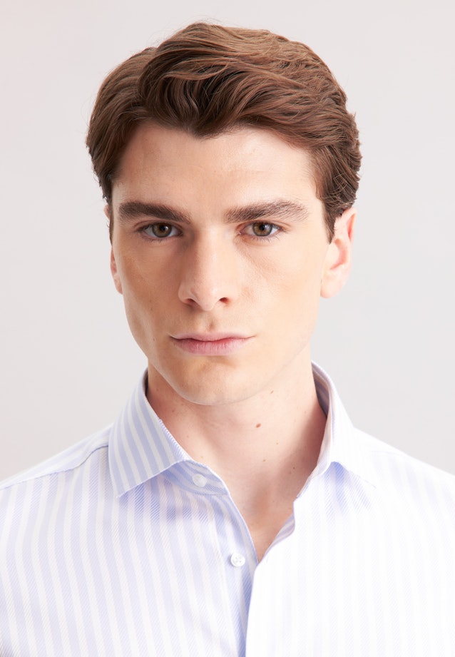 Slim Business Hemd Gestreift in Hellblau |  Seidensticker Onlineshop