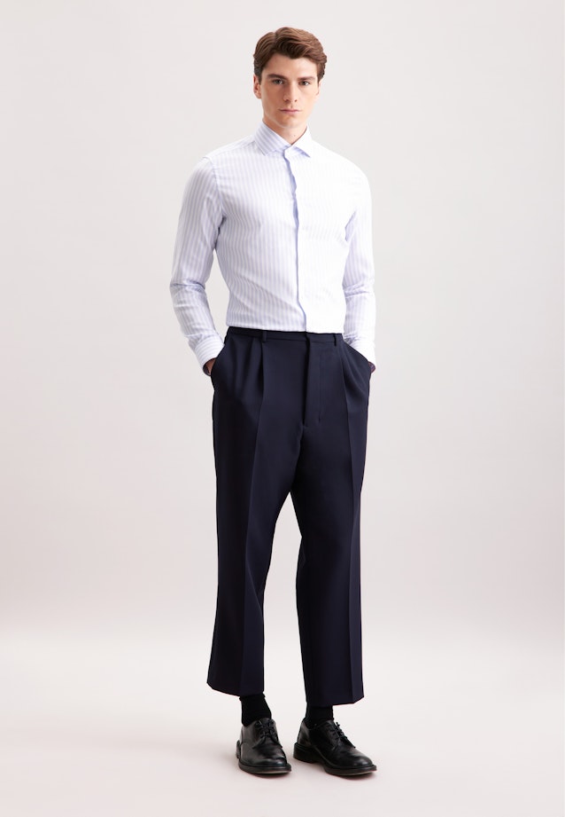 Slim Business Hemd Gestreift in Hellblau |  Seidensticker Onlineshop