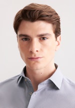 Slim Business Hemd Druck in Dunkelblau |  Seidensticker Onlineshop