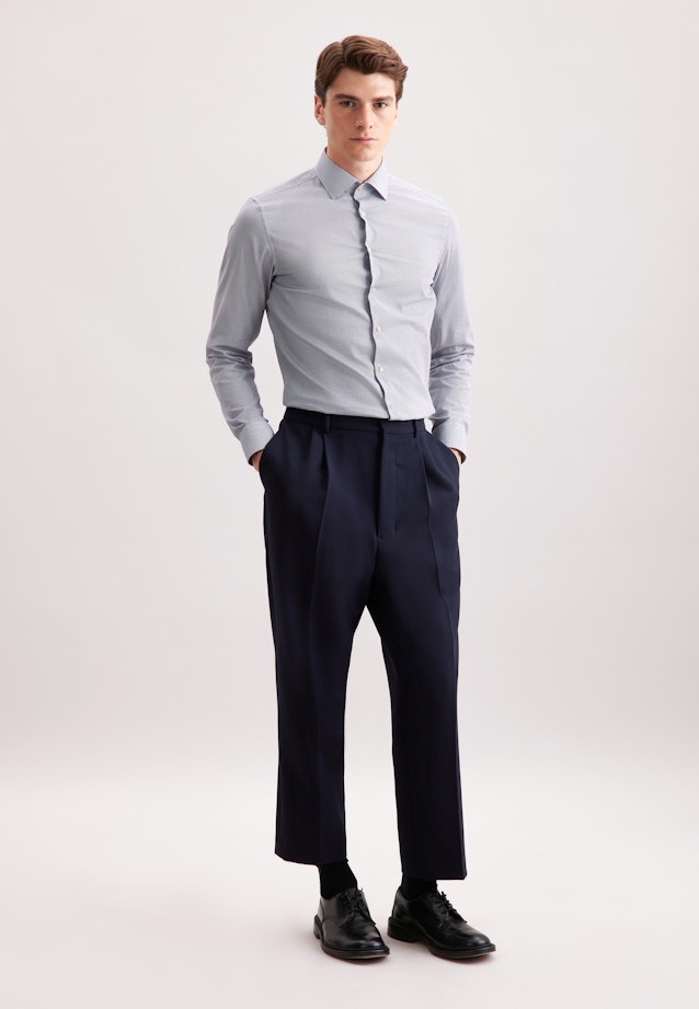 Slim Chemise d'affaires Imprimé in Bleu Foncé |  Seidensticker Onlineshop