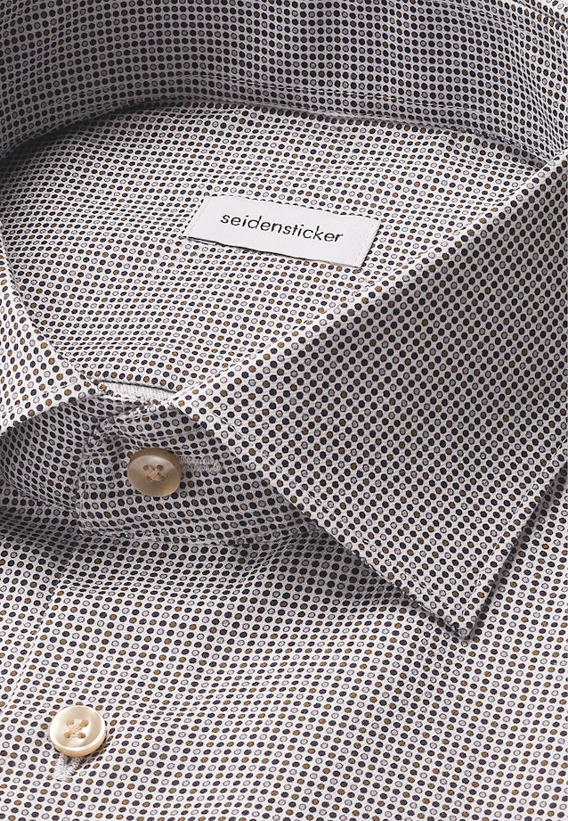 Slim Business Hemd Druck in Dunkelblau |  Seidensticker Onlineshop