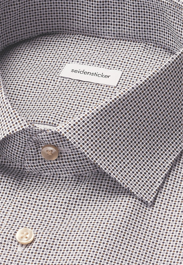 Slim Business Hemd Druck in Dunkelblau |  Seidensticker Onlineshop