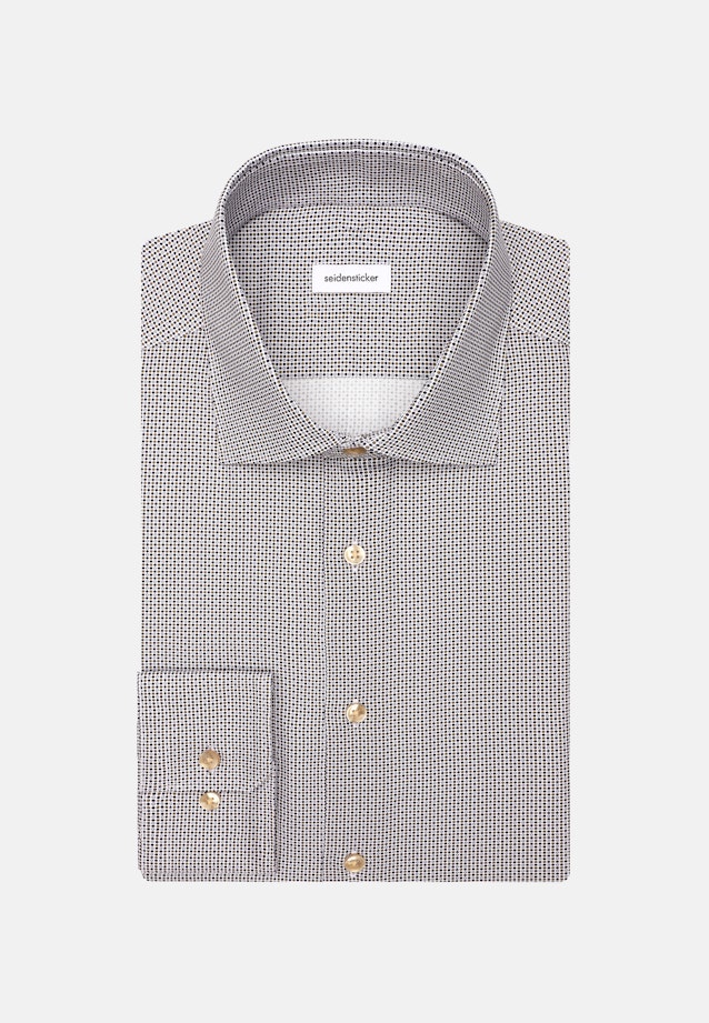 Slim Business Hemd Druck in Dunkelblau |  Seidensticker Onlineshop