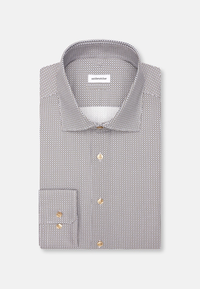 Slim Business shirt Print in Dunkelblau | Seidensticker online shop
