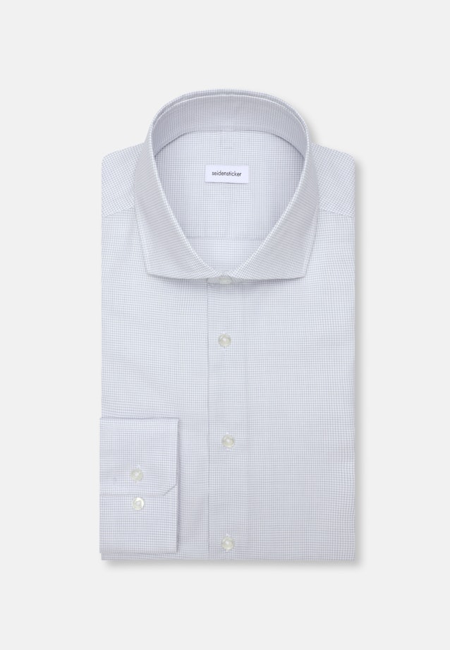 Slim Business Hemd Karo in Grün |  Seidensticker Onlineshop