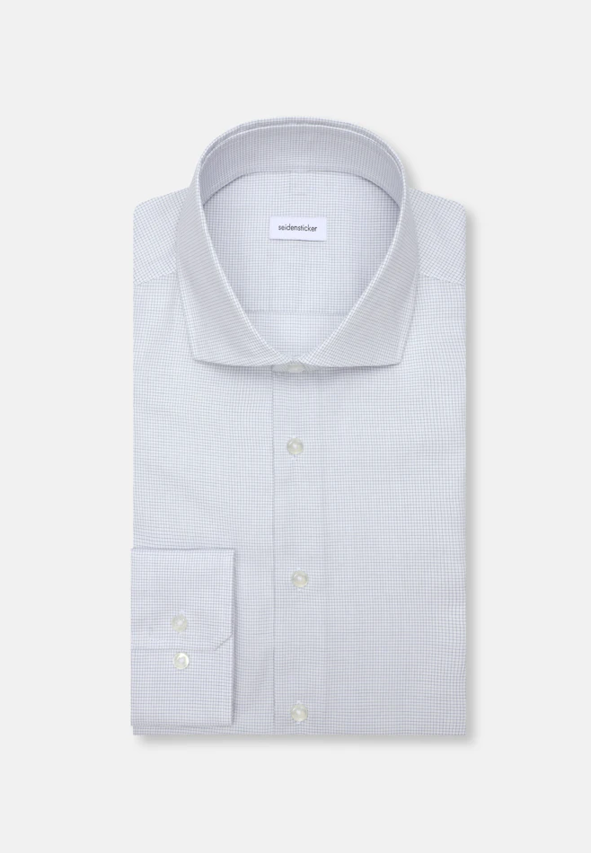 Slim Business shirt Check in Grün | Seidensticker online shop