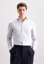 Slim Business shirt Check in Dunkelblau |  Seidensticker Onlineshop
