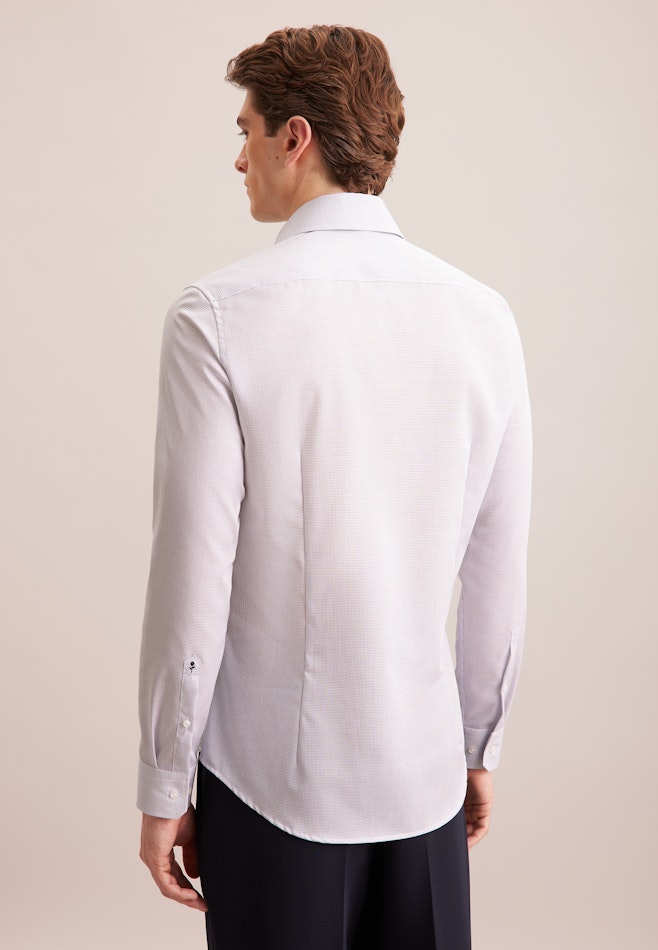 Slim Business Hemd Karo in Dunkelblau | Seidensticker Onlineshop