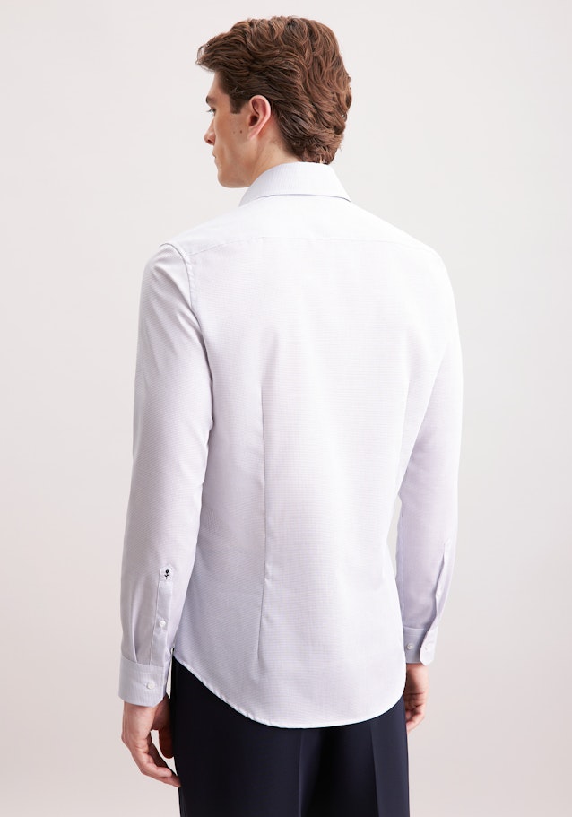 Slim Business Hemd Karo in Dunkelblau | Seidensticker Onlineshop