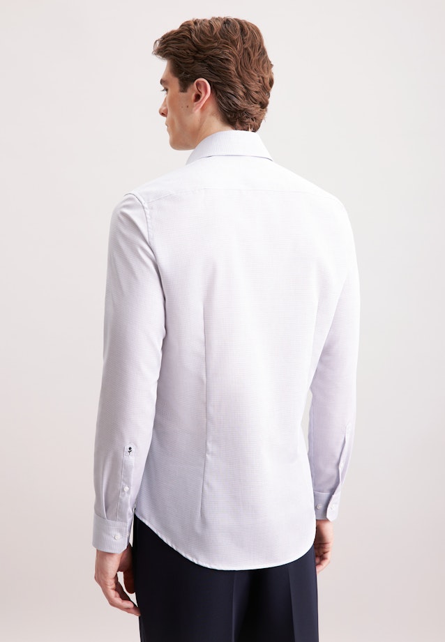 Slim Business Hemd Karo in Dunkelblau |  Seidensticker Onlineshop