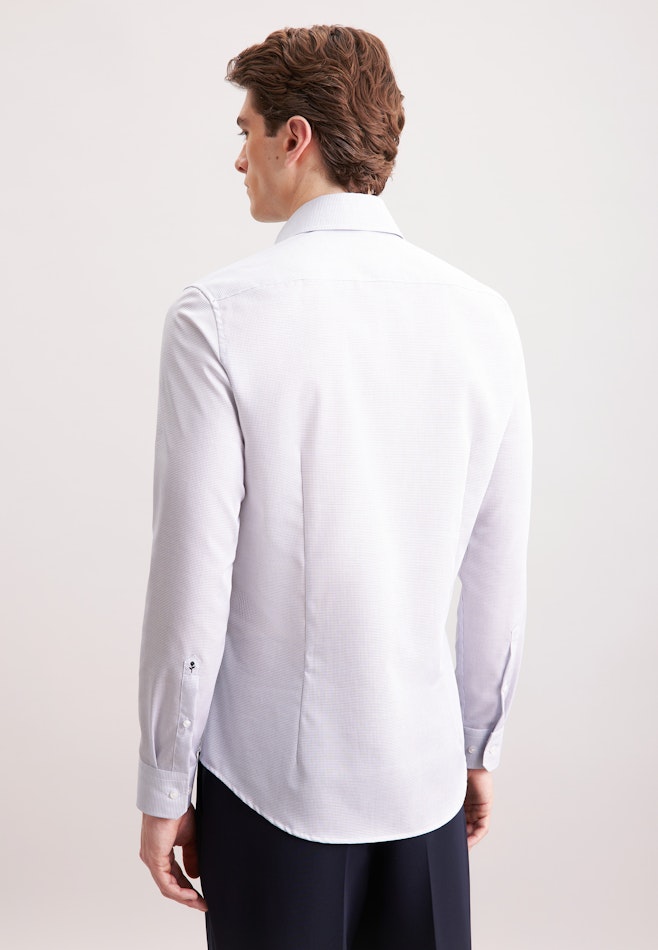 Slim Business Hemd Karo in Dunkelblau | Seidensticker Onlineshop