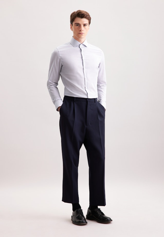 Slim Business shirt Check in Dunkelblau |  Seidensticker Onlineshop