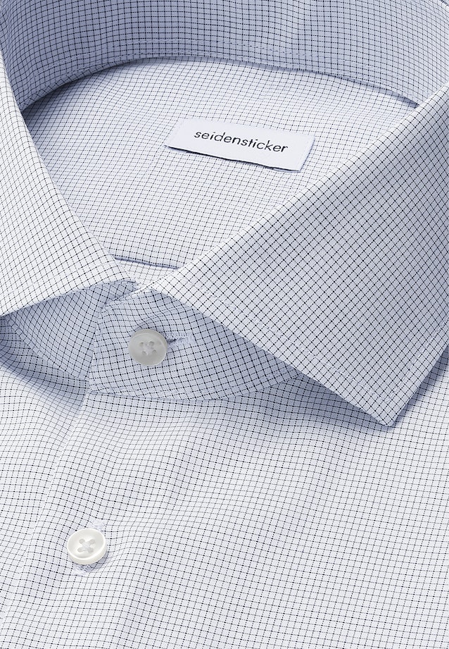 Slim Business Hemd Karo in Dunkelblau |  Seidensticker Onlineshop