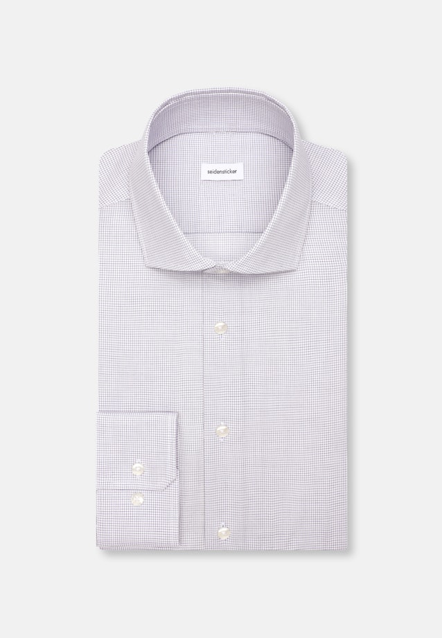 Slim Business shirt Check in Dunkelblau |  Seidensticker Onlineshop