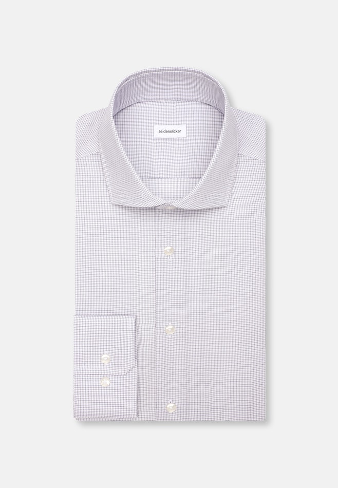 Slim Business shirt Check in Dunkelblau | Seidensticker online shop