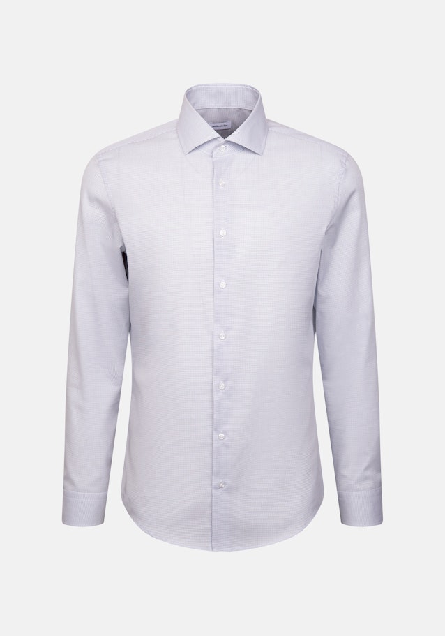 Slim Business shirt Check in Dunkelblau | Seidensticker Onlineshop