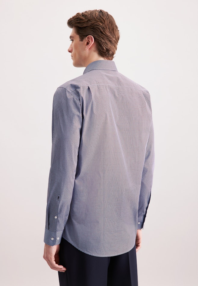 Regular Business Hemd Geometrische Muster in Rot | Seidensticker Onlineshop