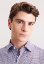 Regular Business Hemd Geometrische Muster in Rot |  Seidensticker Onlineshop