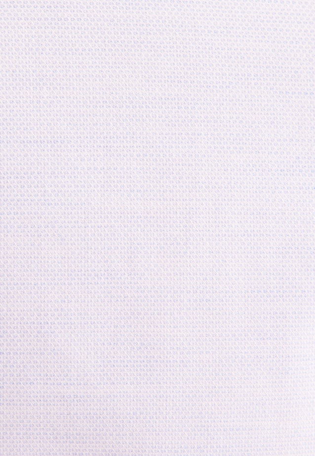 Slim Flanellhemd Struktur in Mittelblau |  Seidensticker Onlineshop