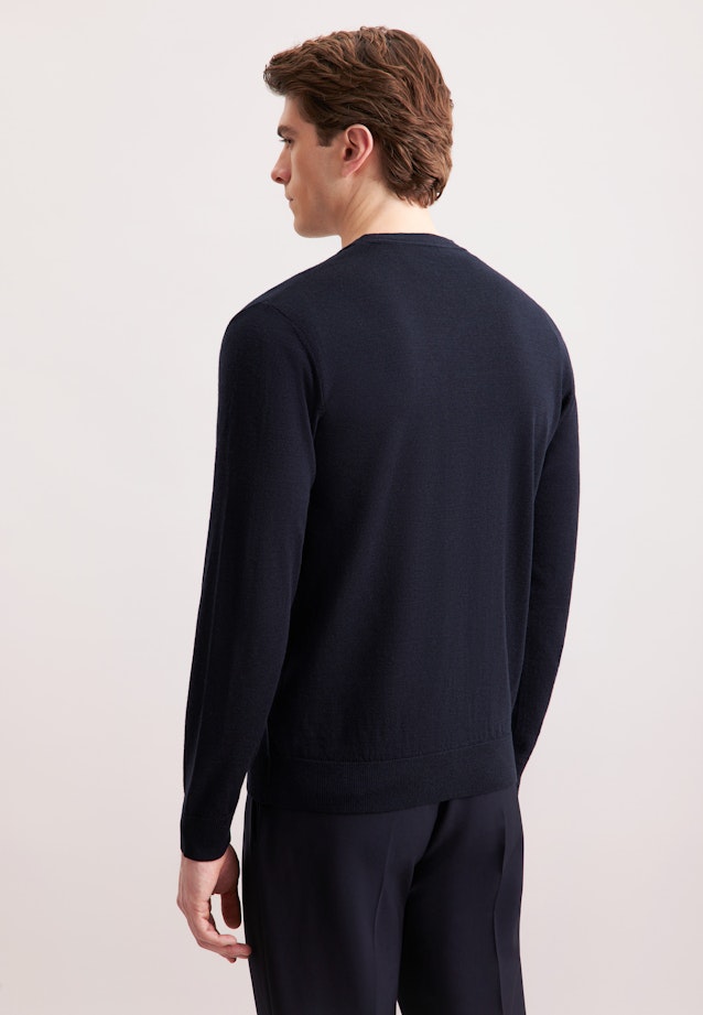 Regular Cardigan in Dunkelblau |  Seidensticker Onlineshop