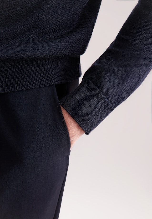 Regular Cardigan in Dunkelblau |  Seidensticker Onlineshop