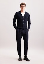 Regular Cardigan in Dunkelblau |  Seidensticker Onlineshop