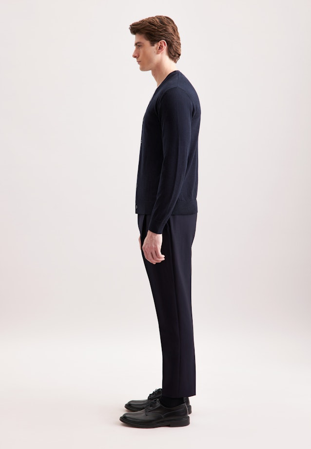 Regular Cardigan in Dunkelblau |  Seidensticker Onlineshop