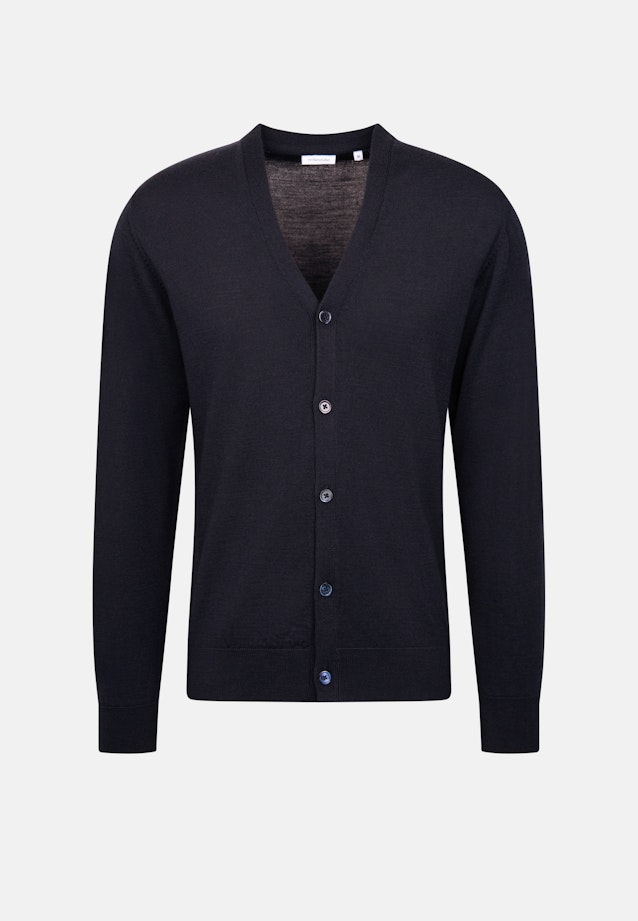 Regular Cardigan in Dunkelblau |  Seidensticker Onlineshop