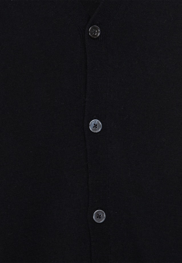 Regular Cardigan in Schwarz |  Seidensticker Onlineshop