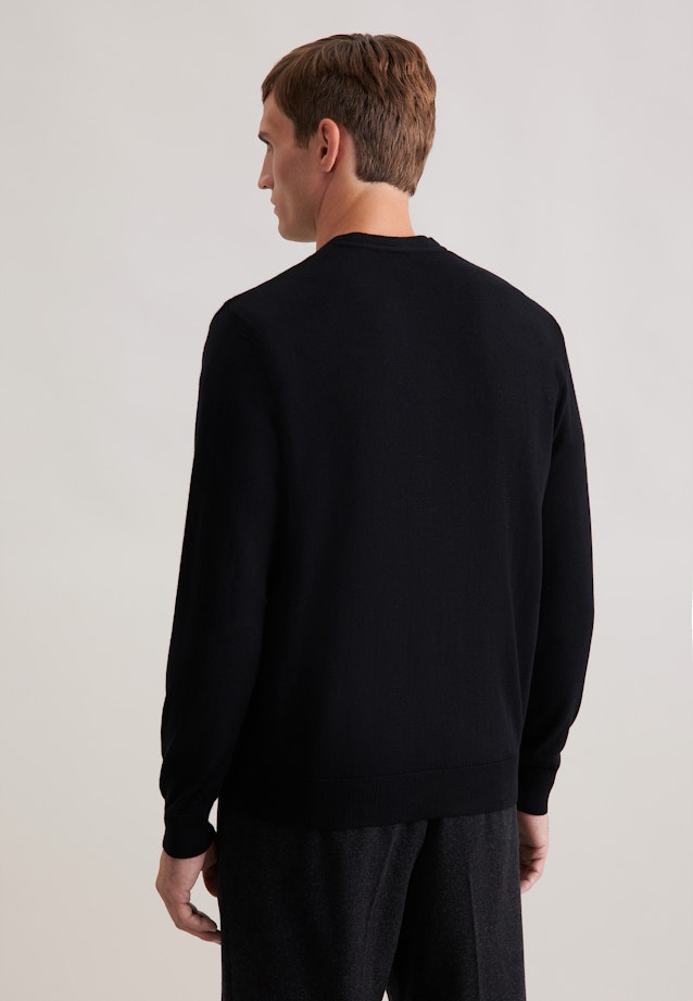 Regular Cardigan in Schwarz |  Seidensticker Onlineshop