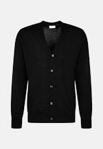Regular Cardigan in Schwarz |  Seidensticker Onlineshop