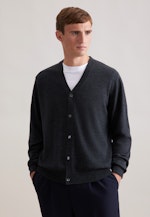 V-neck Cardigan in Grey |  Seidensticker Onlineshop