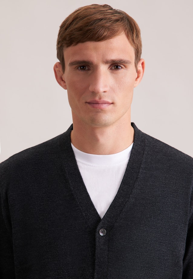 Regular Cardigan in Grau |  Seidensticker Onlineshop