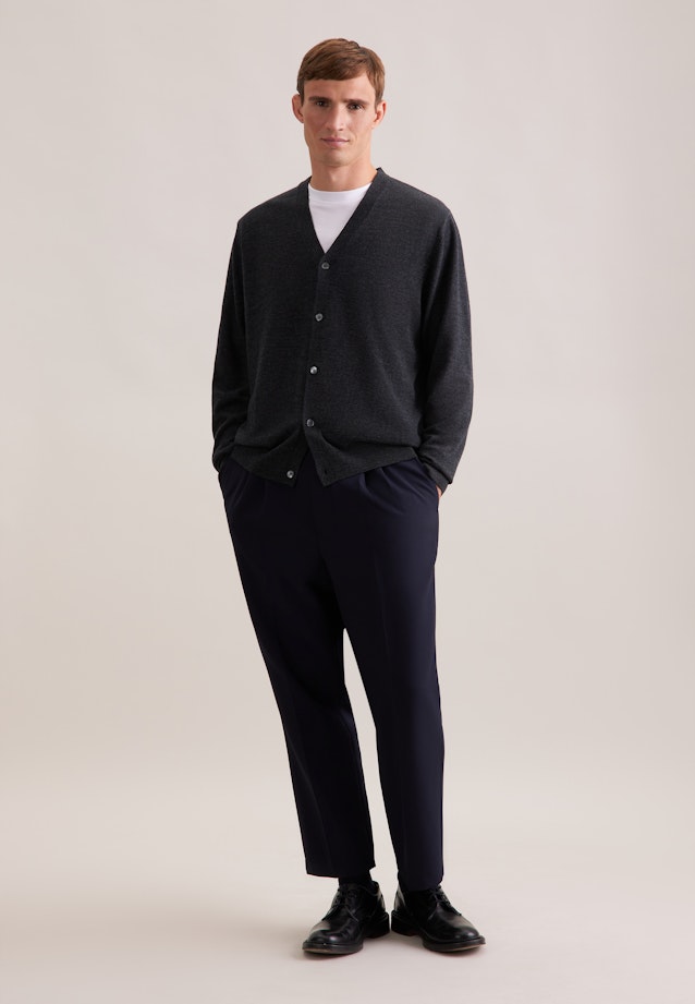 Regular Cardigan in Grau |  Seidensticker Onlineshop