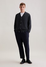 V-neck Cardigan in Grey |  Seidensticker Onlineshop