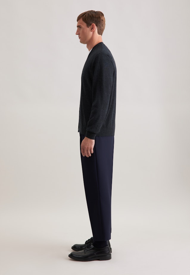 V-neck Cardigan in Grey |  Seidensticker Onlineshop