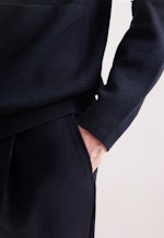 Regular Strick-Jacke in Dunkelblau |  Seidensticker Onlineshop