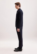 Regular Strick-Jacke in Dunkelblau |  Seidensticker Onlineshop