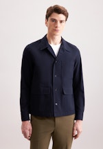 Regular Jacke Uni in Dunkelblau |  Seidensticker Onlineshop