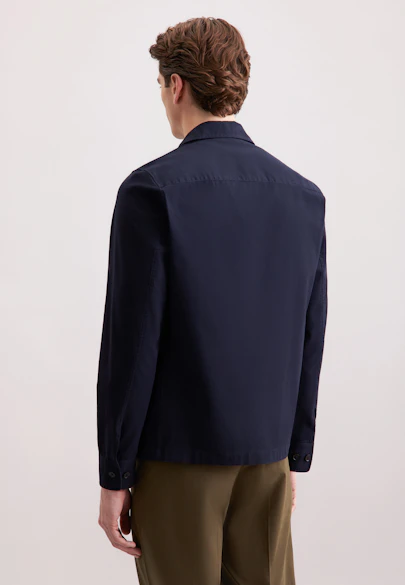 Regular Jacke Uni in Dunkelblau |  Seidensticker Onlineshop