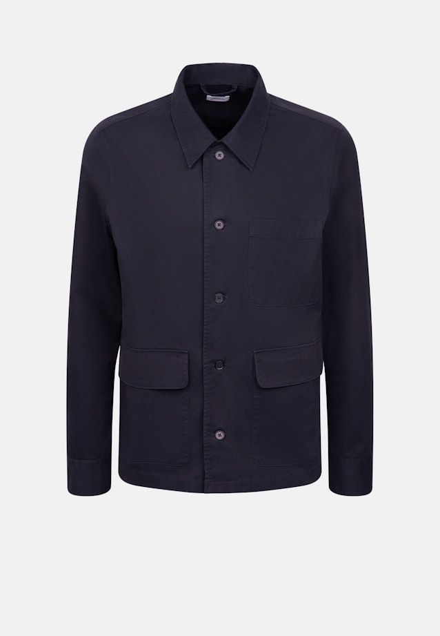 Regular Jacke Uni in Dunkelblau |  Seidensticker Onlineshop